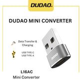 Dudao L16AC USB Type-C to USB Adapter – Black
