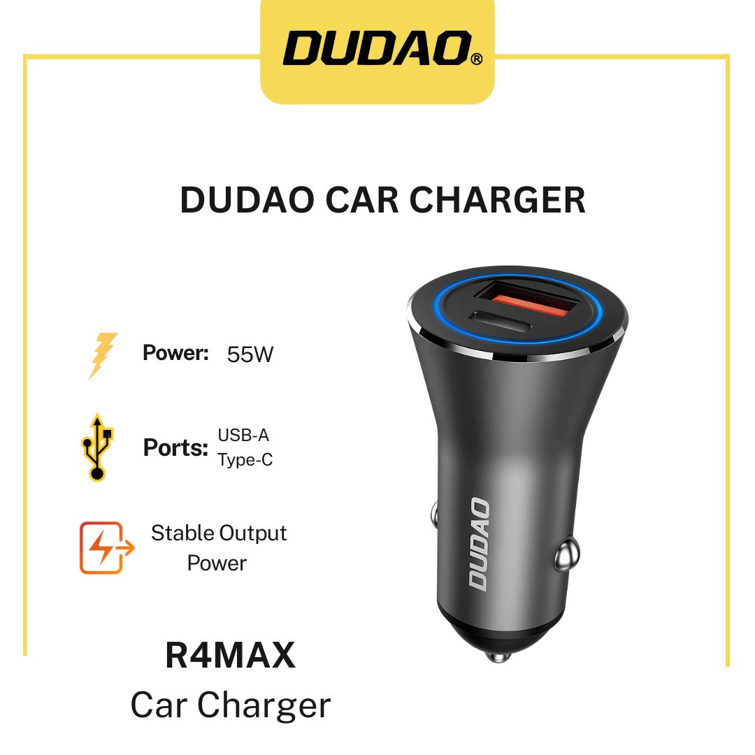 Buy DUDAO R4MAX 55W Fast Car Charger