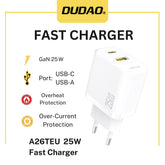 Buy Dudao A26TEU 25W Fast Mobile Charger