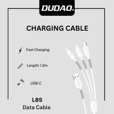 L8S 3-in-1 Fast Charging Cable Price In Pakistan