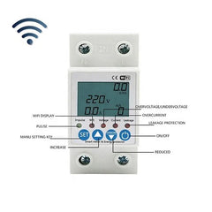 Smart Voltage Protector Breaker (63A + No-Color Display)