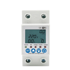 Smart Voltage Protector Breaker (63A + No-Color Display)