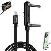 Dudao L34 240W Type-C Fast Charging Cable with 360° Foldable Stand