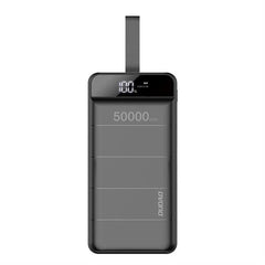 Dudao K8+ 50000 mAh High Capacity Power Bank – 3×USB Outputs, LED Display