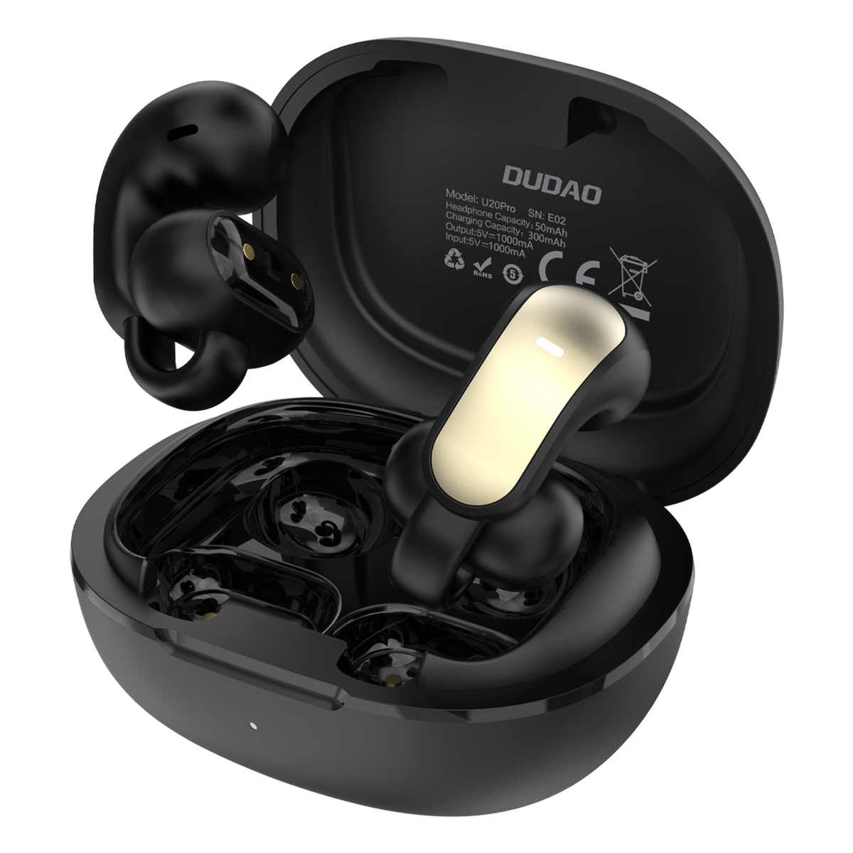DUDAO U20 PRO ANC OWS Earphones – Bluetooth 5.4, Open‑Wear, Long Battery