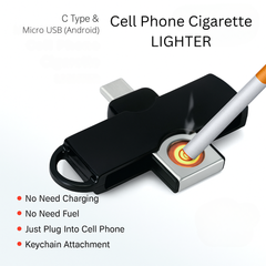 Cell Phone Cigarette Lighter Type-C