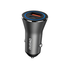 DUDAO R4MAX 55W PD & QC3.0 Metal Car Charger (USB + Type-C)