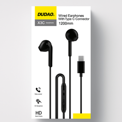 DUDAO X3C (Upgrade) Type-C Wired In-Ear Earphones