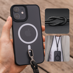 Dudao L20MAX 4-in-1 Charging Cable & Lanyard | USB-A / USB-C / Lightning | 65W PD & QC Fast Charge | 1.5m – Black