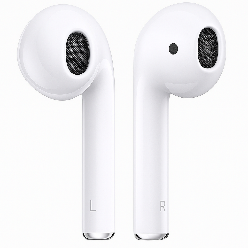 Dudao U10B TWS Earbuds – White, Comfort Fit, Auto-Pause, Long Battery