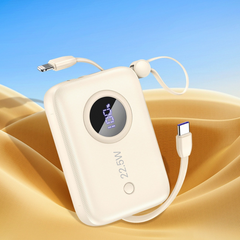 Dudao K14 10,000 mAh Power Bank – Beige