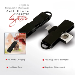Cell Phone Cigarette Lighter Type-C