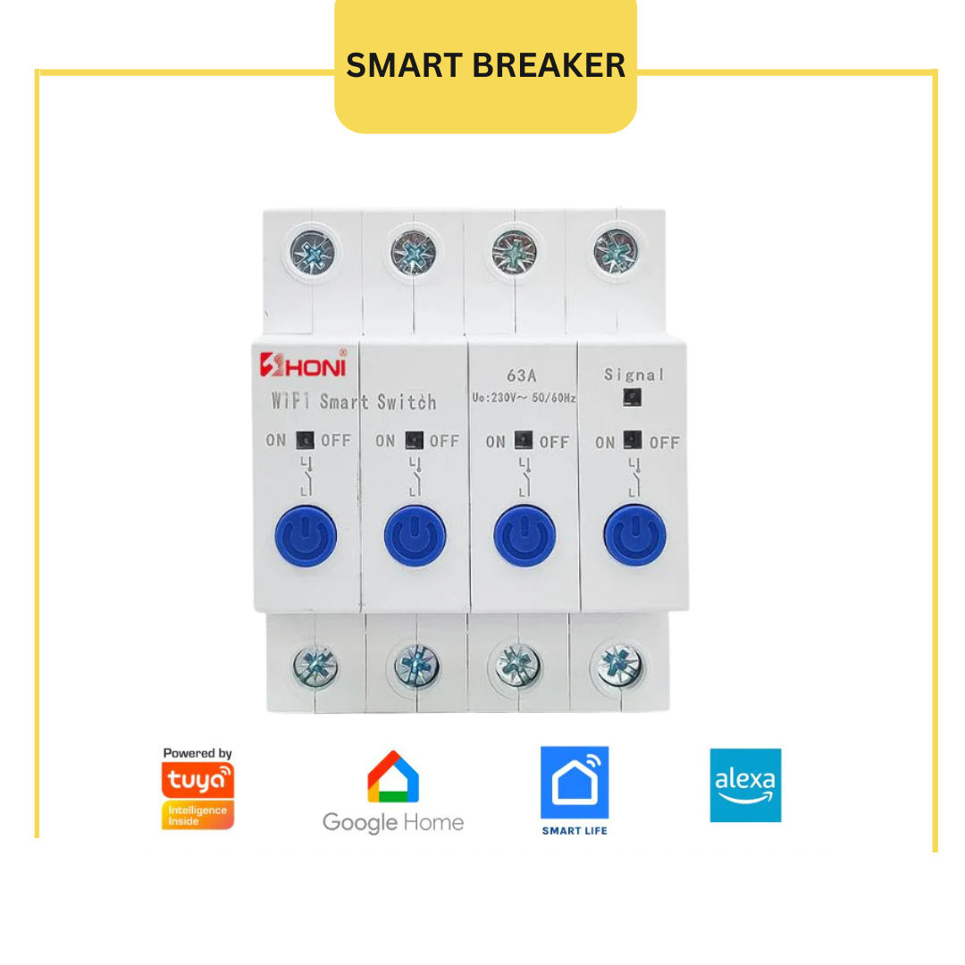 4 Channel Smart WiFi Circuit Breaker 63A