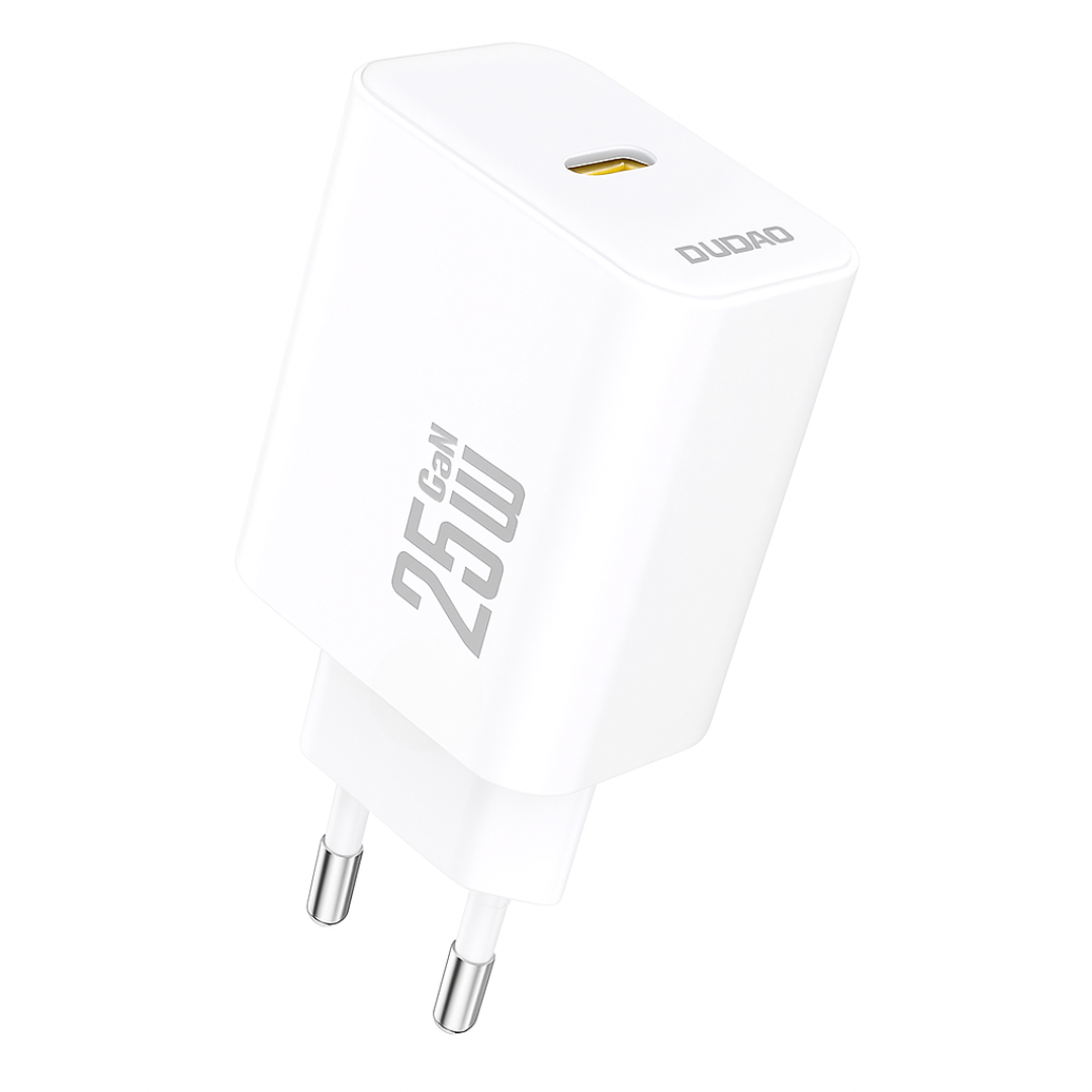 Dudao A27 25 W GaN USB‑C Wall Charger – White