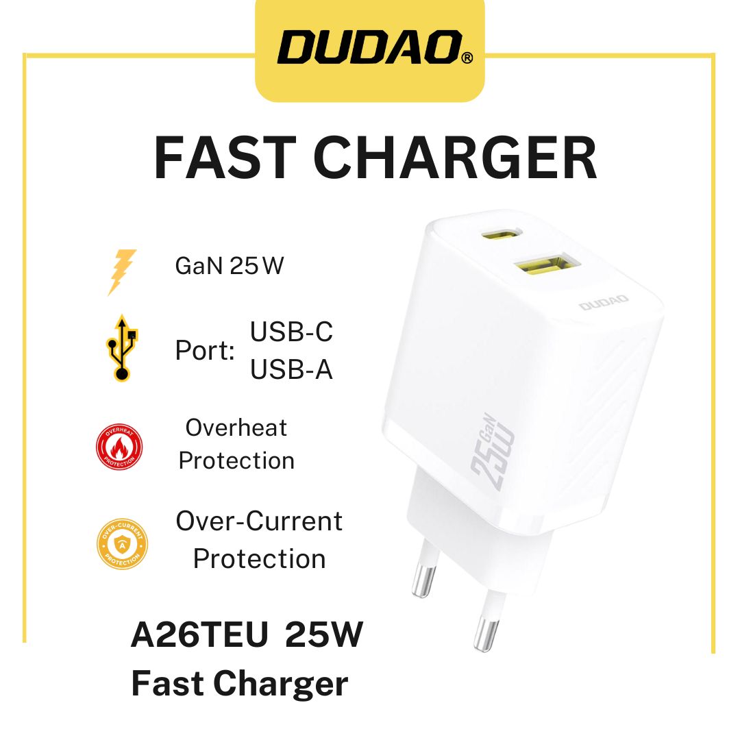 Buy Dudao A26TEU 25W Fast Mobile Charger