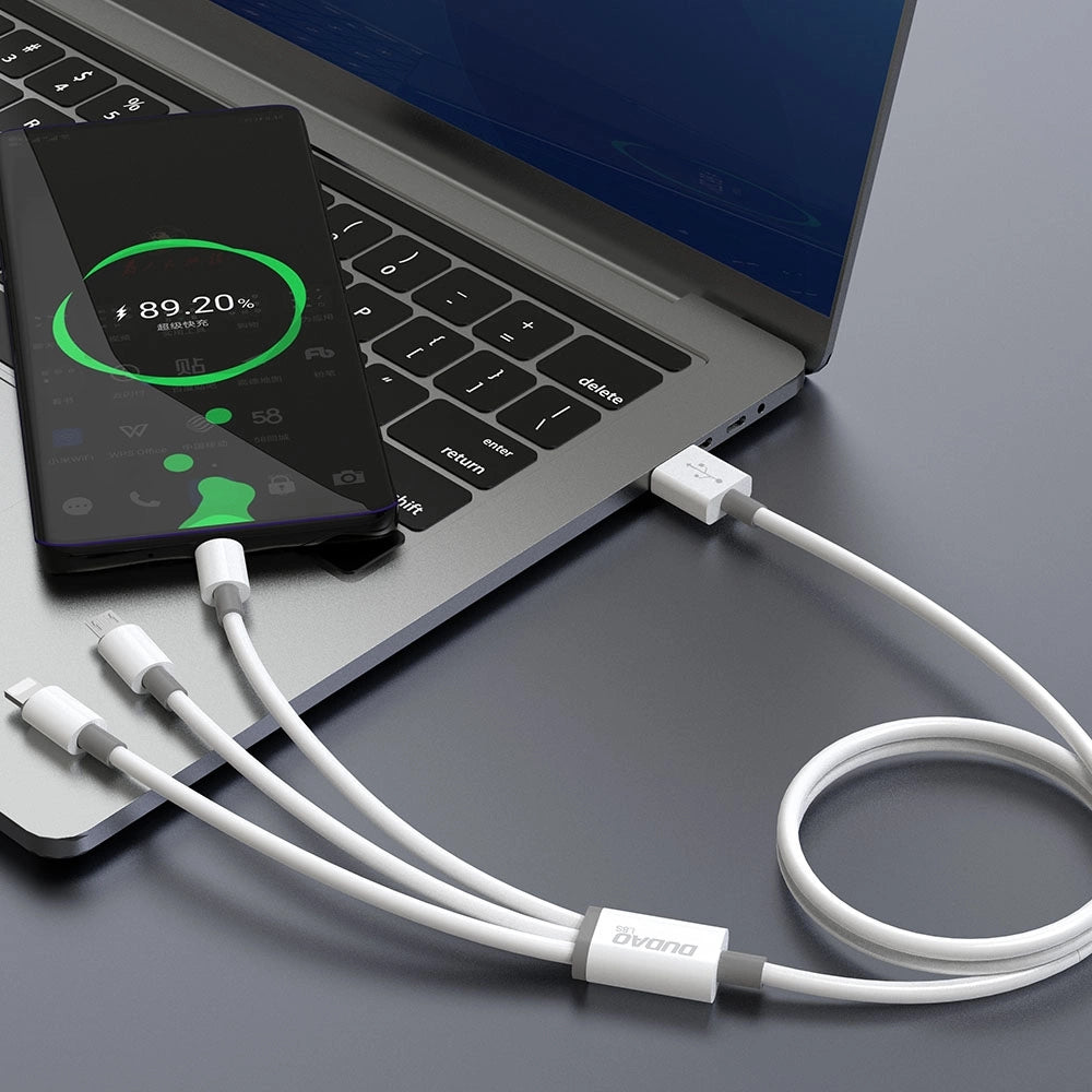 5A 3-in-1 Fast Charging Cable – DUDAO L8S | High-Speed Data Cable Pakistan