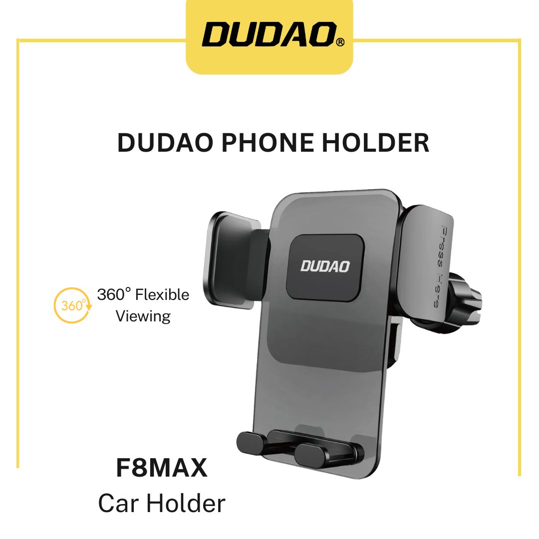 Dudao F8Max Gravity Car Phone Holder – 360° Air Vent Mount