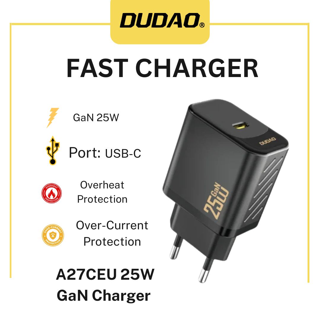 Fast Mobile Charger Price in Pakistan – Dudao A27CEU 25W USB-C