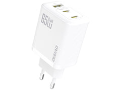 Dudao A29EU 65 W GaN Wall Charger with 2×USB‑C + 1×USB‑A – White