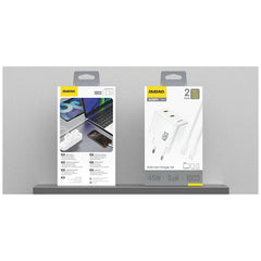 Dudao A28PC EU 45 W GaN USB-C Wall Charger with 1 m USB-C Cable – White