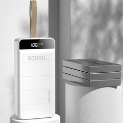 Dudao K8+ 50000 mAh High Capacity Power Bank – 3×USB Outputs, LED Display